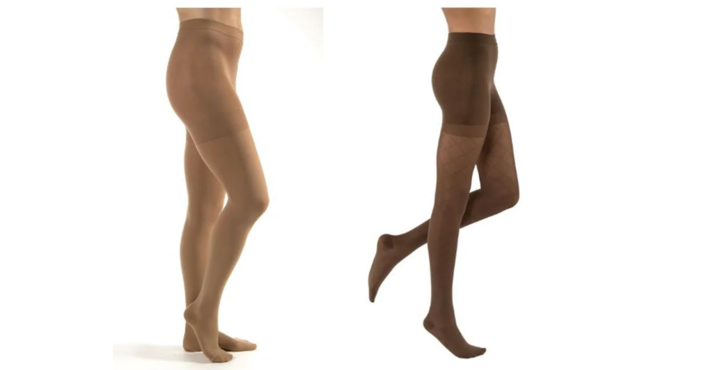 What is the difference between compression pantyhose and regular tights? 3 Compression Pantyhose - regular tights