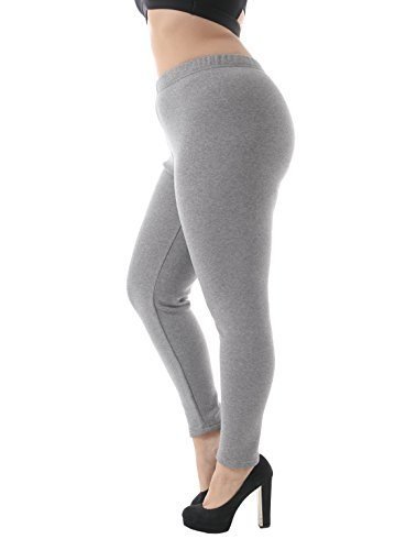 BLVB Fleece Lined Leggings Women Thermal Leggings For Women Winter Warm Tights High Waisted Hiking Workout Yoga Pants With Split