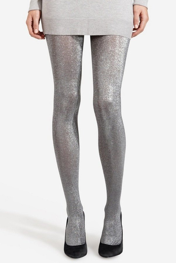 Would you wear metallic pantyhose